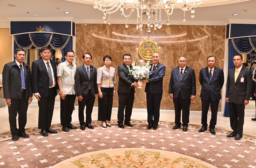 กรมบังคับคดี ร่วมแสดงความยินดี กับ รัฐมนตรีว่าการกระทรวงยุติธรรม  ในโอกาสเข้าปฏิบัติงานกระทรวงยุติธรรมวันแรก